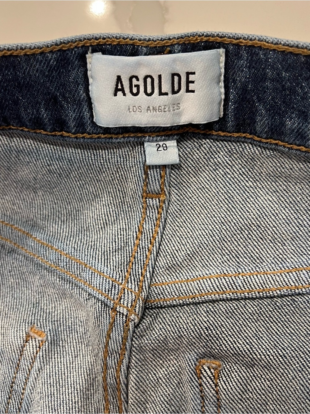 AGOLDE Women’s Harper Straight Leg Jeans (TEMPO) - Size 29 - Picture 4 of 16